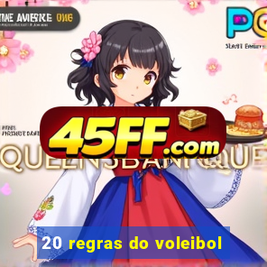 20 regras do voleibol